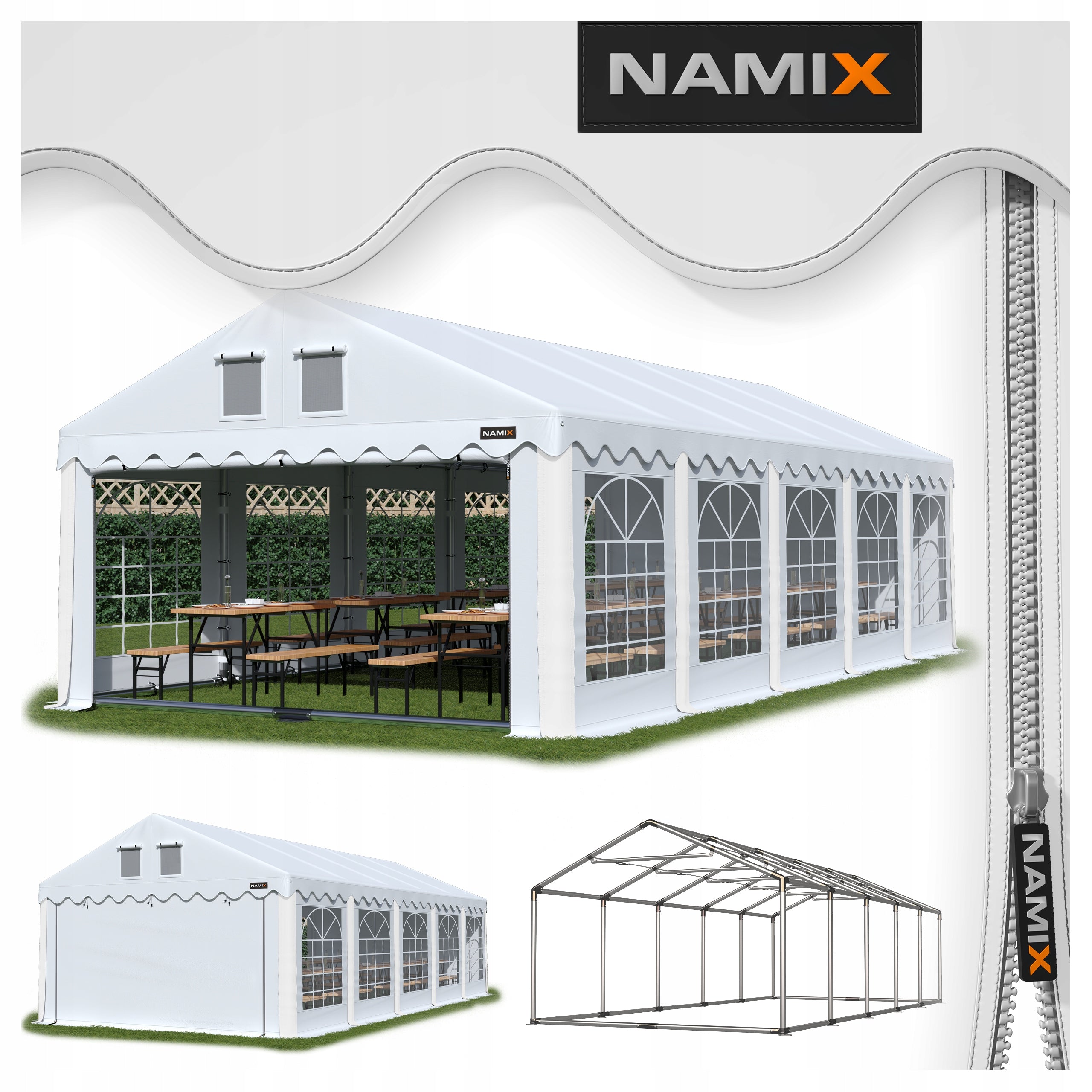 ROYAL 5x10 Garden Party Tent VARIOUS COLORS