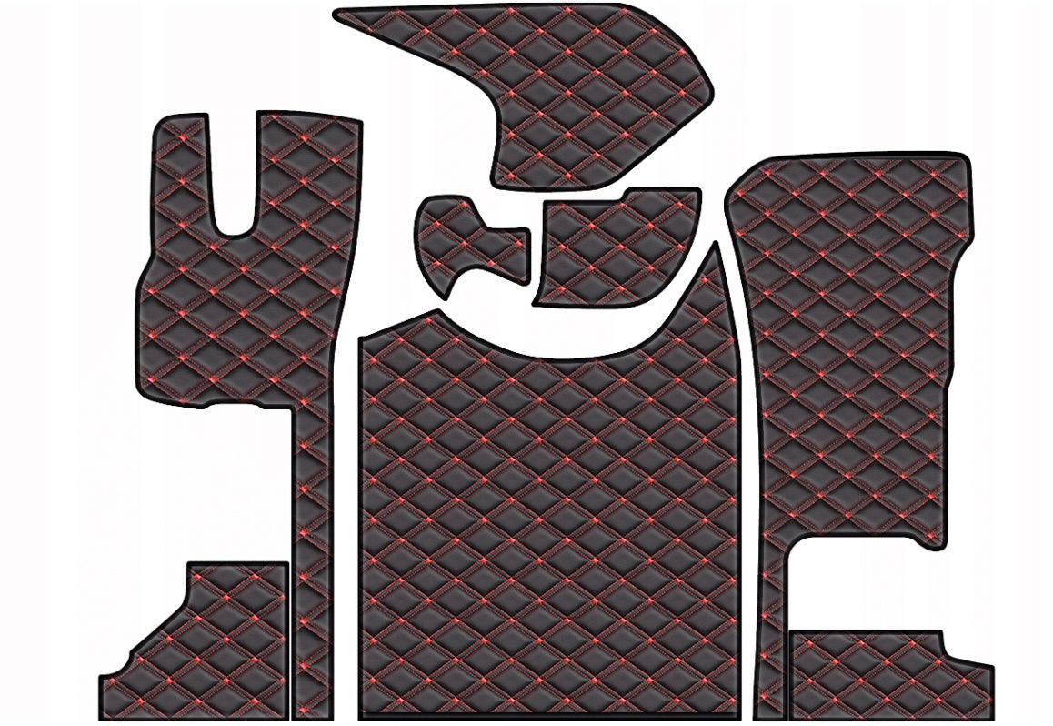 ROYAL DAF XG Double Quilted Rugs Uncushioned RED