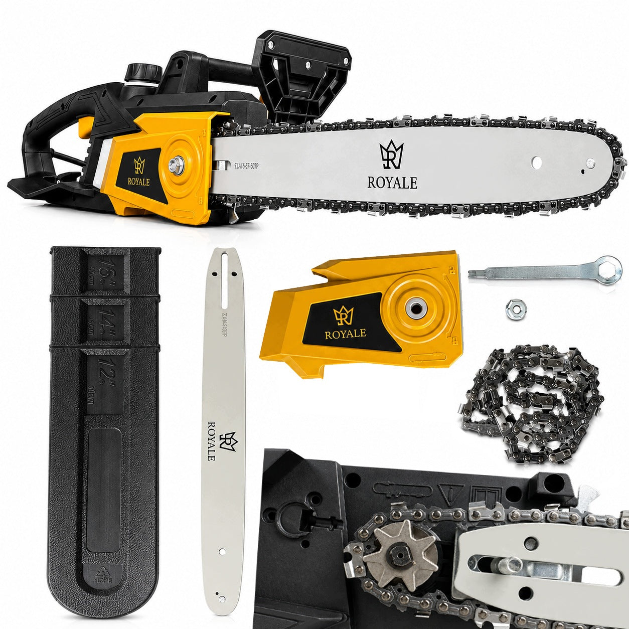 ROYALE PRO 3000 16'' Electric Chainsaw for MAX Wood