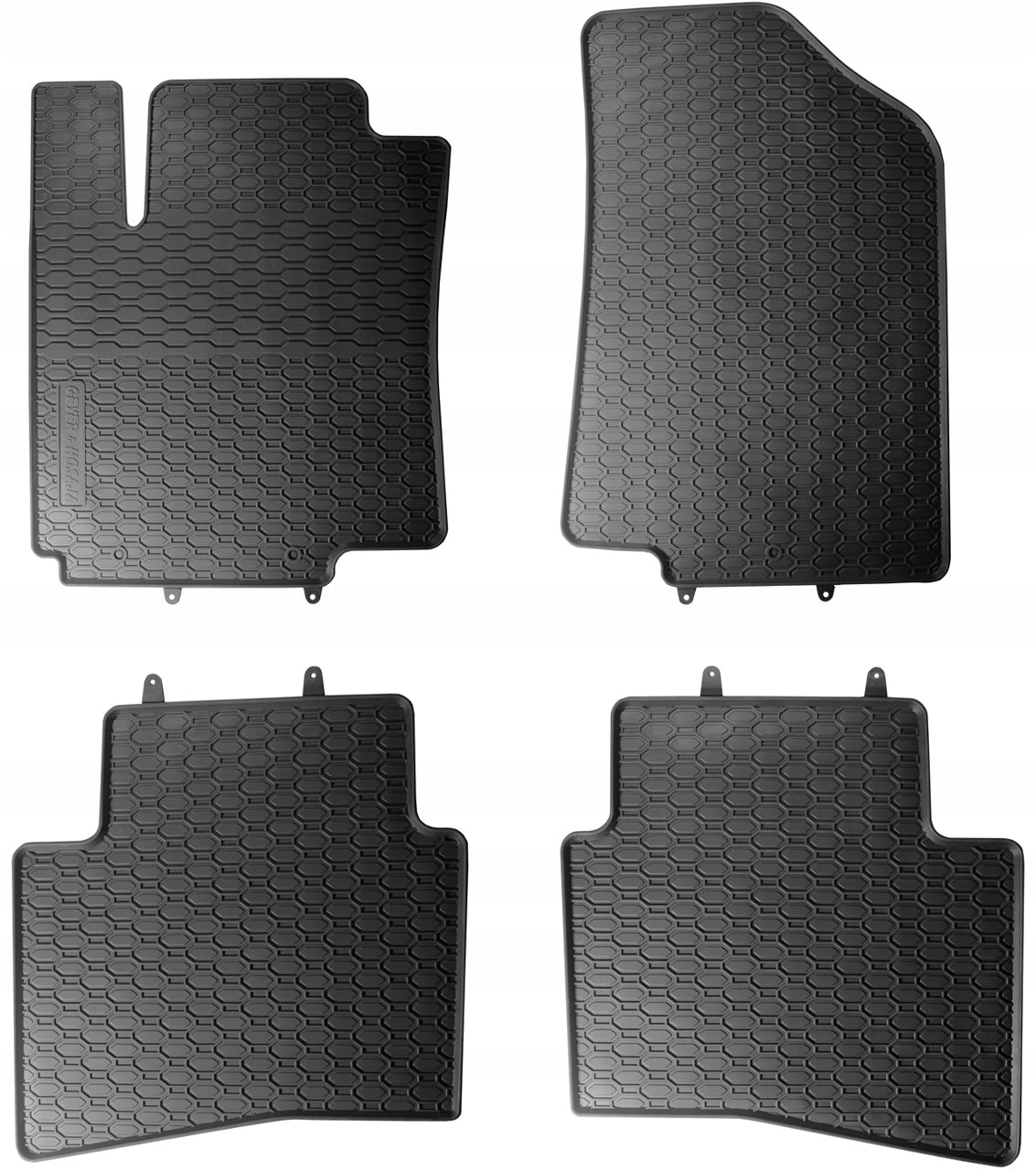 RUBBER MATS KIA RIO III 2011 - 2017 Manufacturer's catalog number 835/4C
