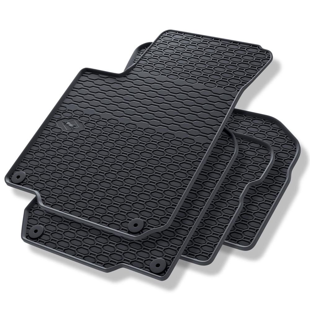RUBBER MATS for Skoda Octavia I Kombi, Liftback (1996-2010) 4s black