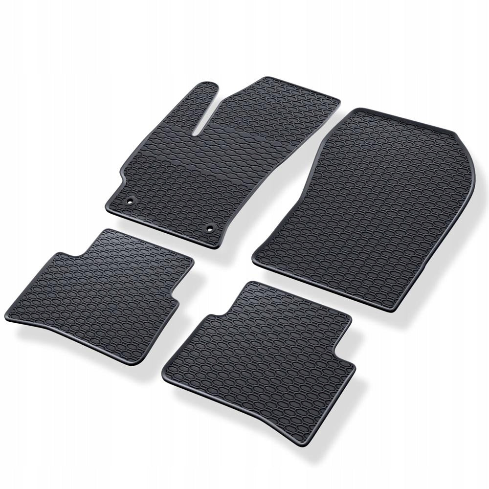RUBBER MATS for Toyota Corolla XII Hatchback (2019-....) Color black