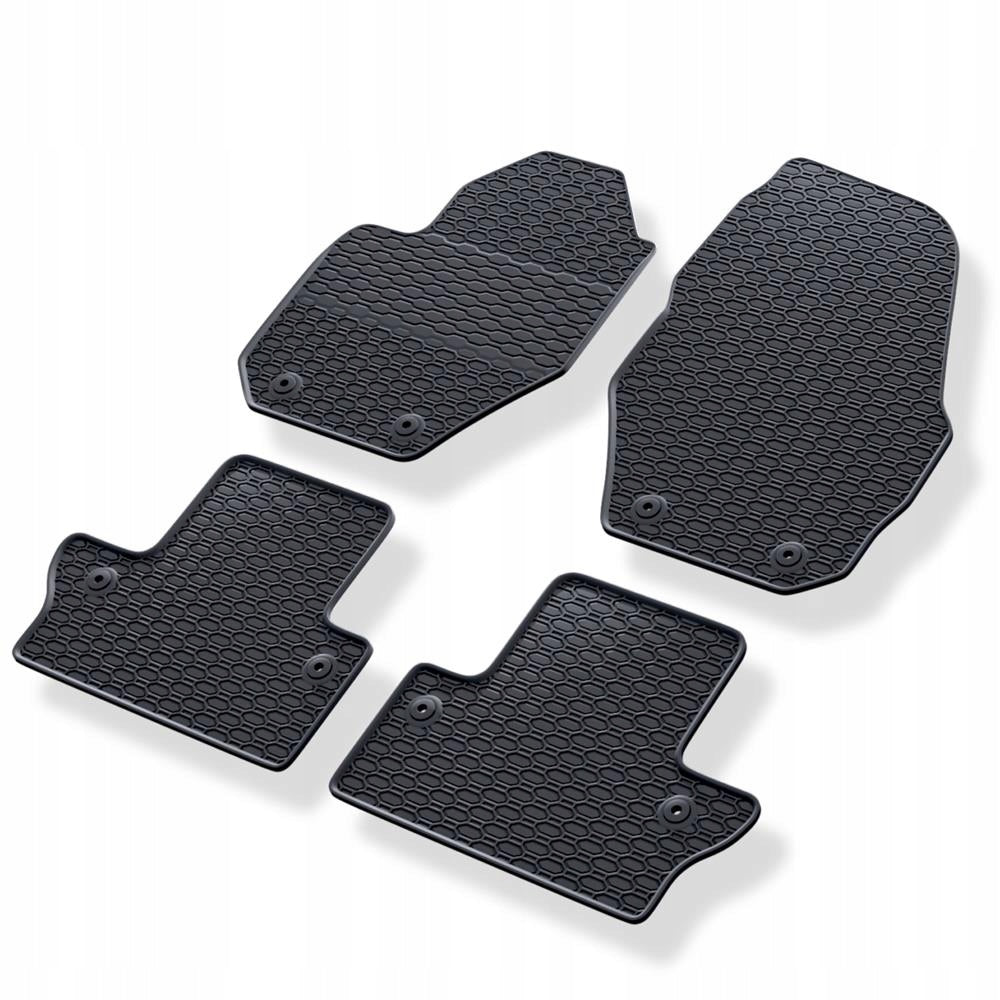 RUBBER MATS for Volvo V60 I Kombi (2010-2018) 4 pcs. black Multi-item bundle yes