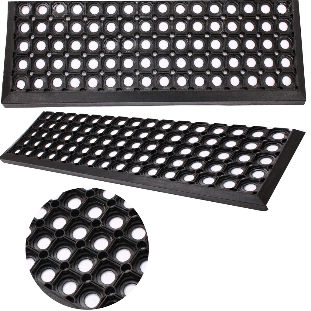 RUBBER OUTDOOR STAIR COVERS WITH NOSE 80x26 cm Packaging status original