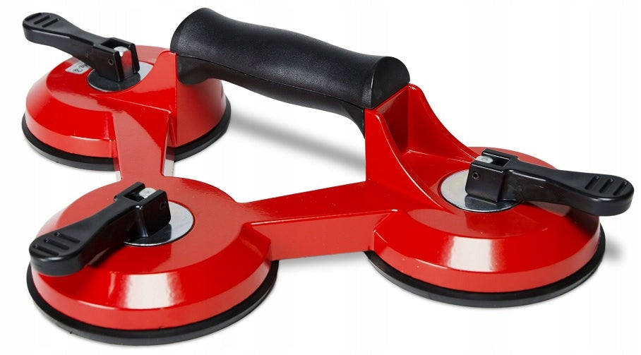 RUBI 66904 GLASS TILE HOLDER GLAZE SUCTION CUP TRIPLE 100KG