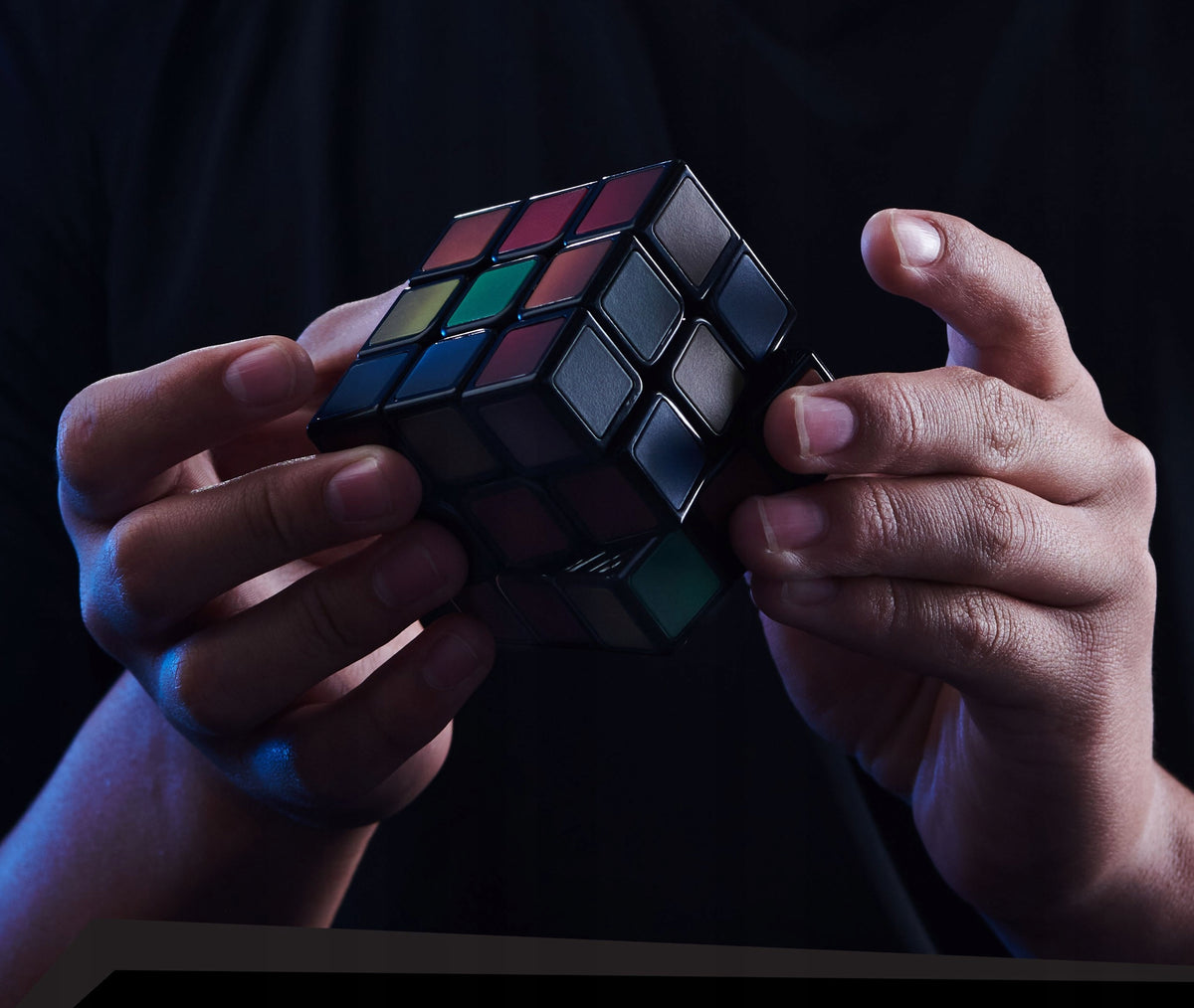 RUBIK CUBE 3X3 PHANTOM DISAPPEARING COLORS REACTS TO HEAT DIFFICULT LEVEL Packaging status original
