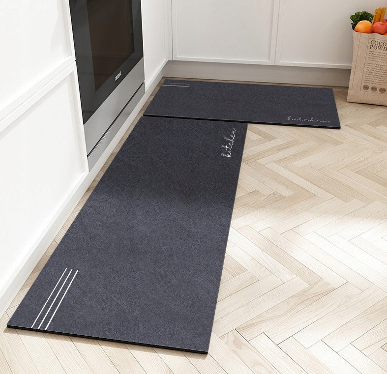 RUG ANTI-SLIP KITCHEN MAT 60cm/100cm DARK GREY Brand Perfectlife