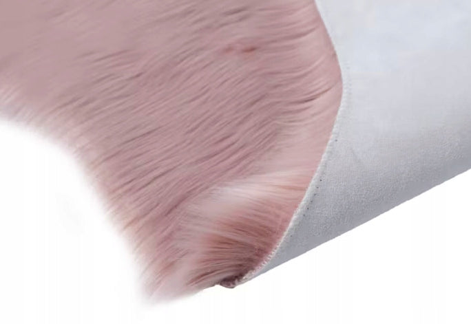 RUG ARTIFICIAL SHEEPSKIN PINK 60x90cm gr.6cm Brand Goodhome