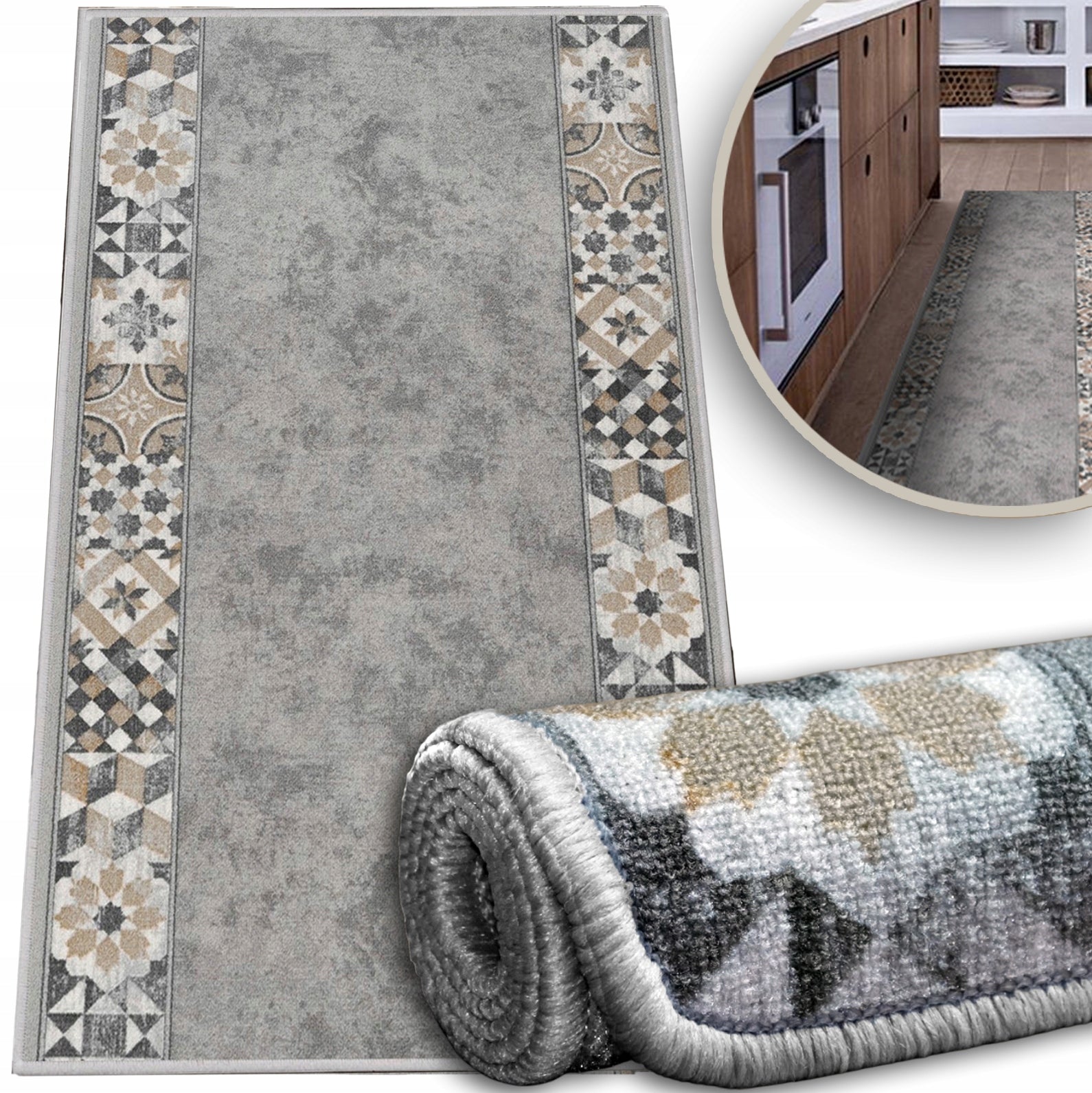 RUG MAT SOFT NON-SLIP CARPET UNIVERSAL DECORATIVE | 80x120cm