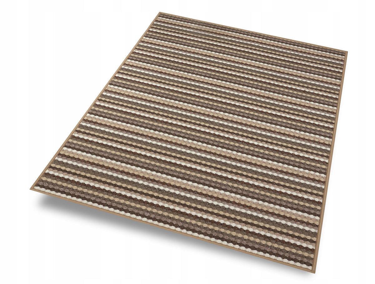 RUG THICK STRONG LOOP MULTI BEIGE 100x100 Brand Mr. Carpet