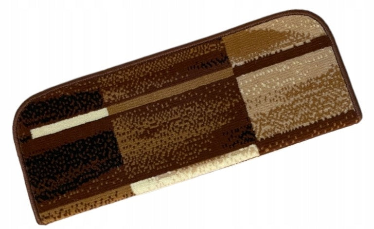 RUGS WOVEN STAIR COVERS OVERLAYS DAKOTA BROWN64x24x3