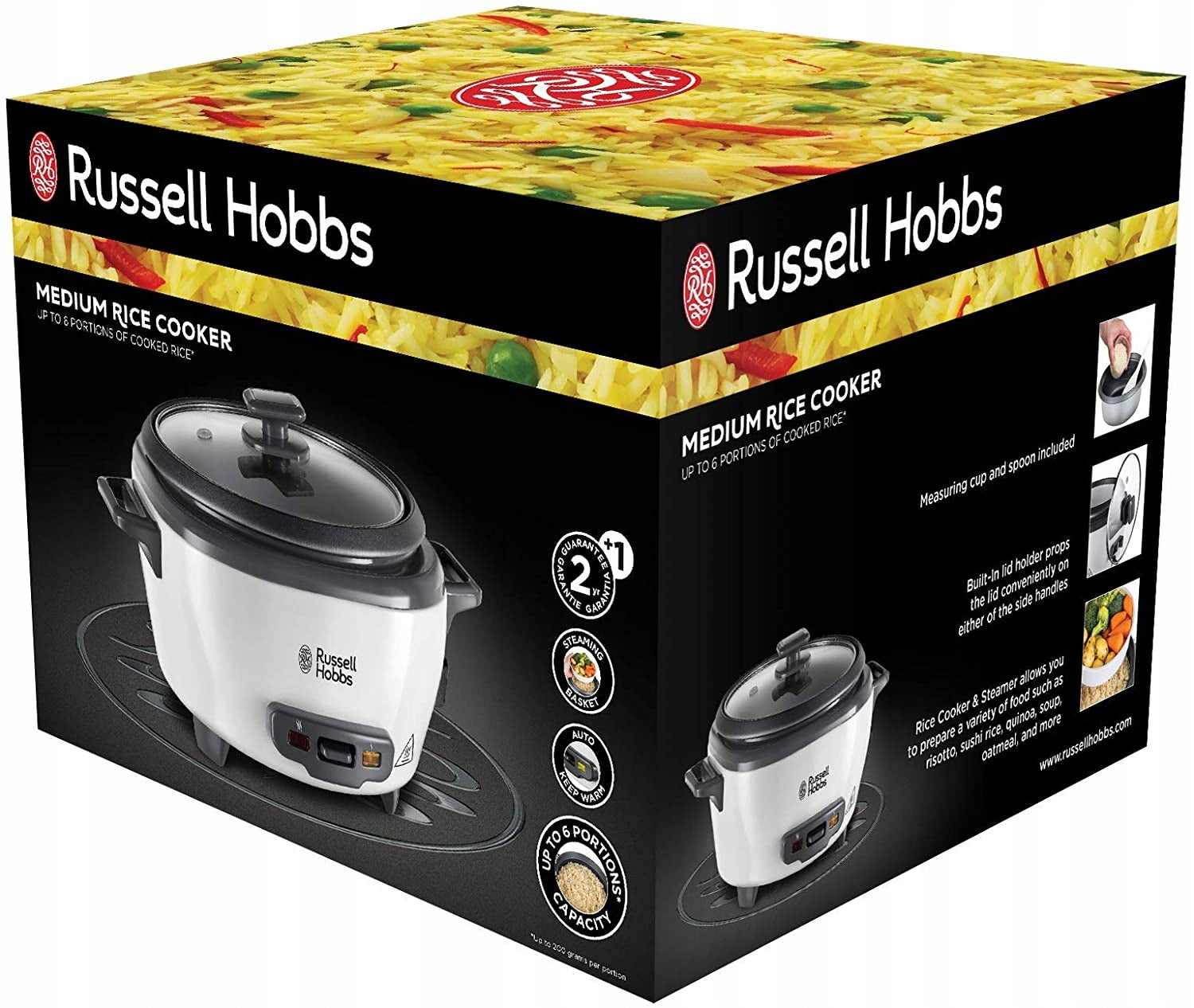 RUSSELL HOBBS 27030-56 RICE COOKER 0,8L 300W 6 SERVINGS Brand Russell Hobbs