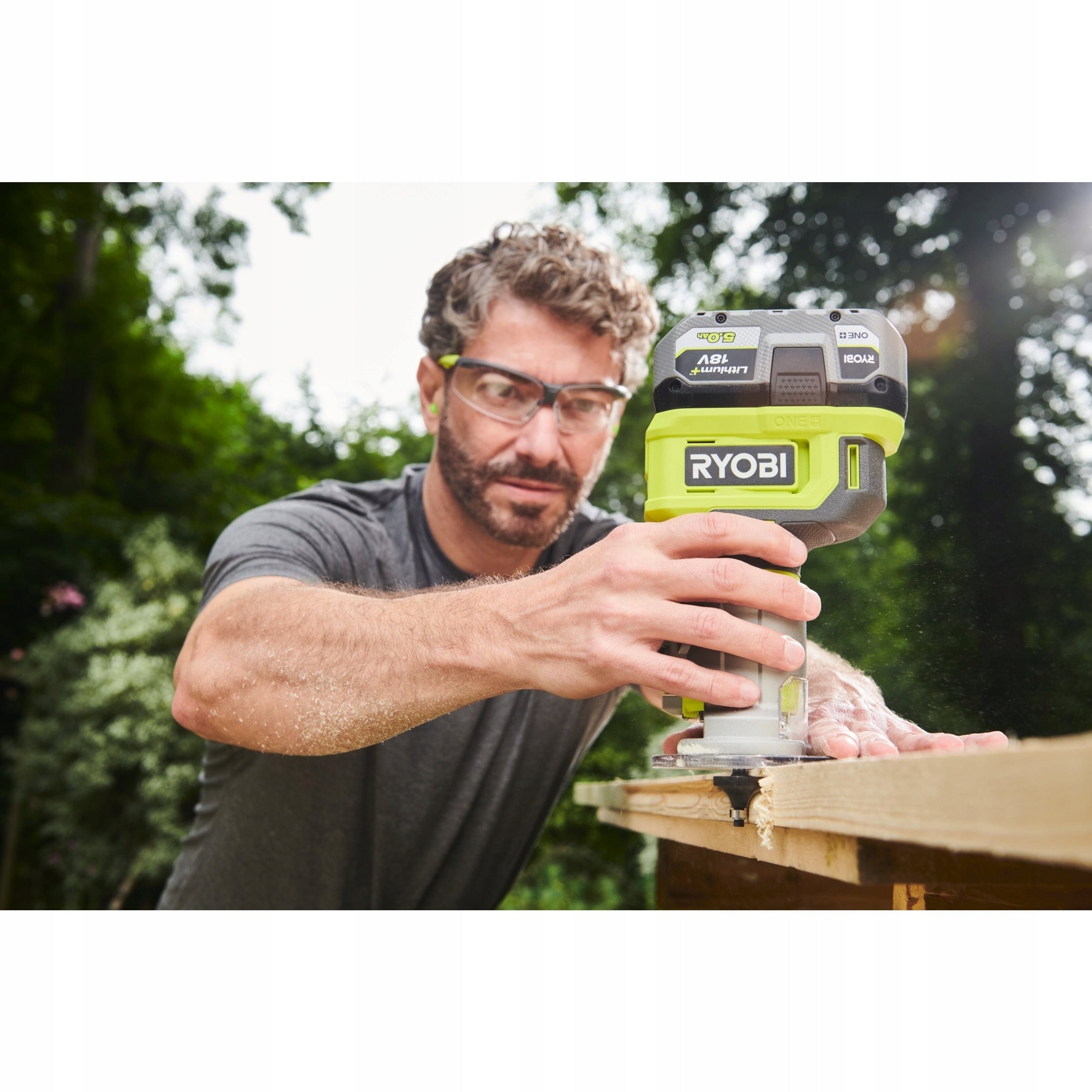 RYOBI 6mm 18V ONE+ RTR18-0 LED CORDLESS SPINDLE MILLING MACHINE Milling machine type plunge