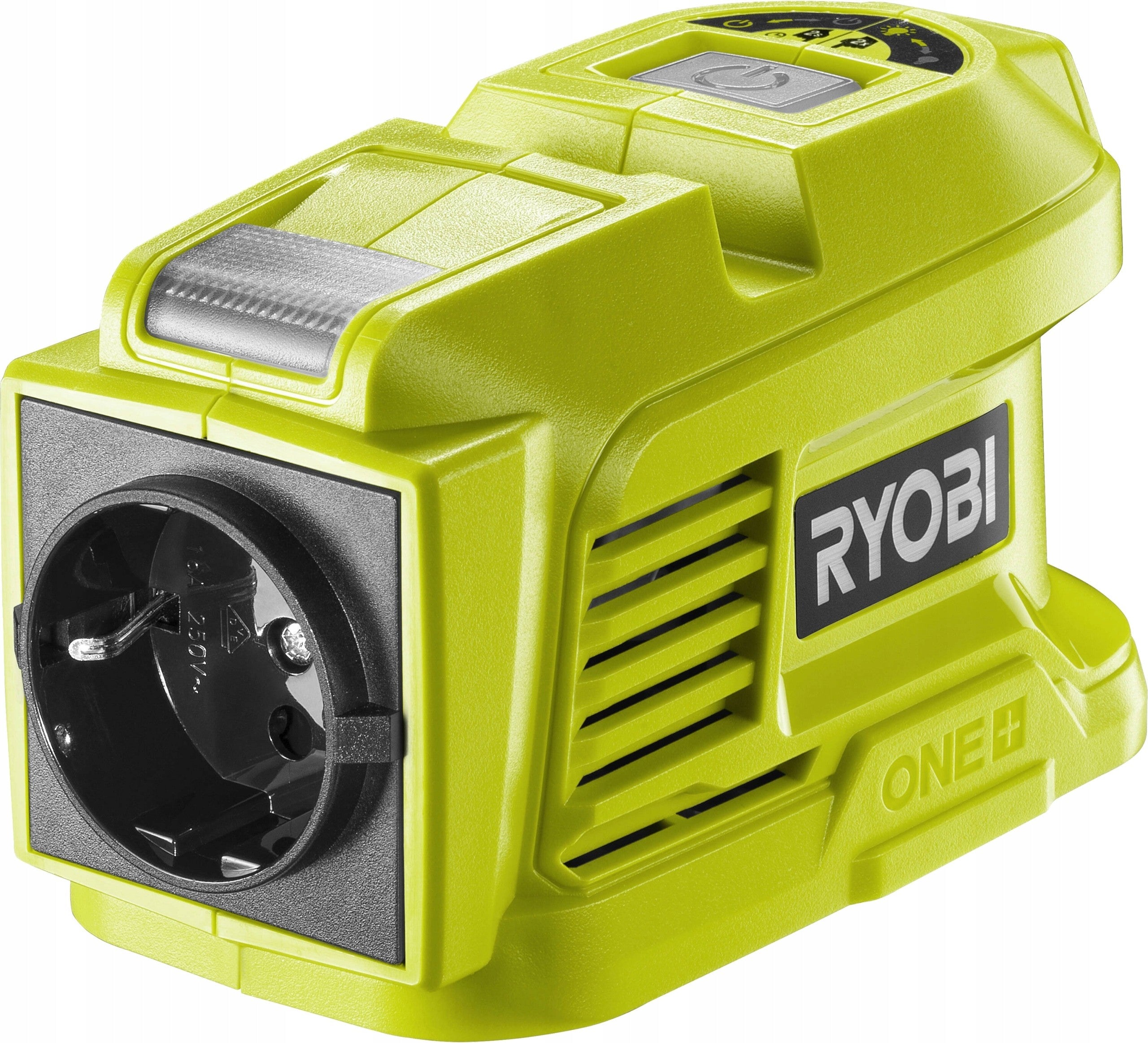RYOBI ACCUMULATOR VOLTAGE CONVERTER PORTABLE SOCKET 18V-230V RY18BI150A-0 Manufacturer code RY18BI150A-0