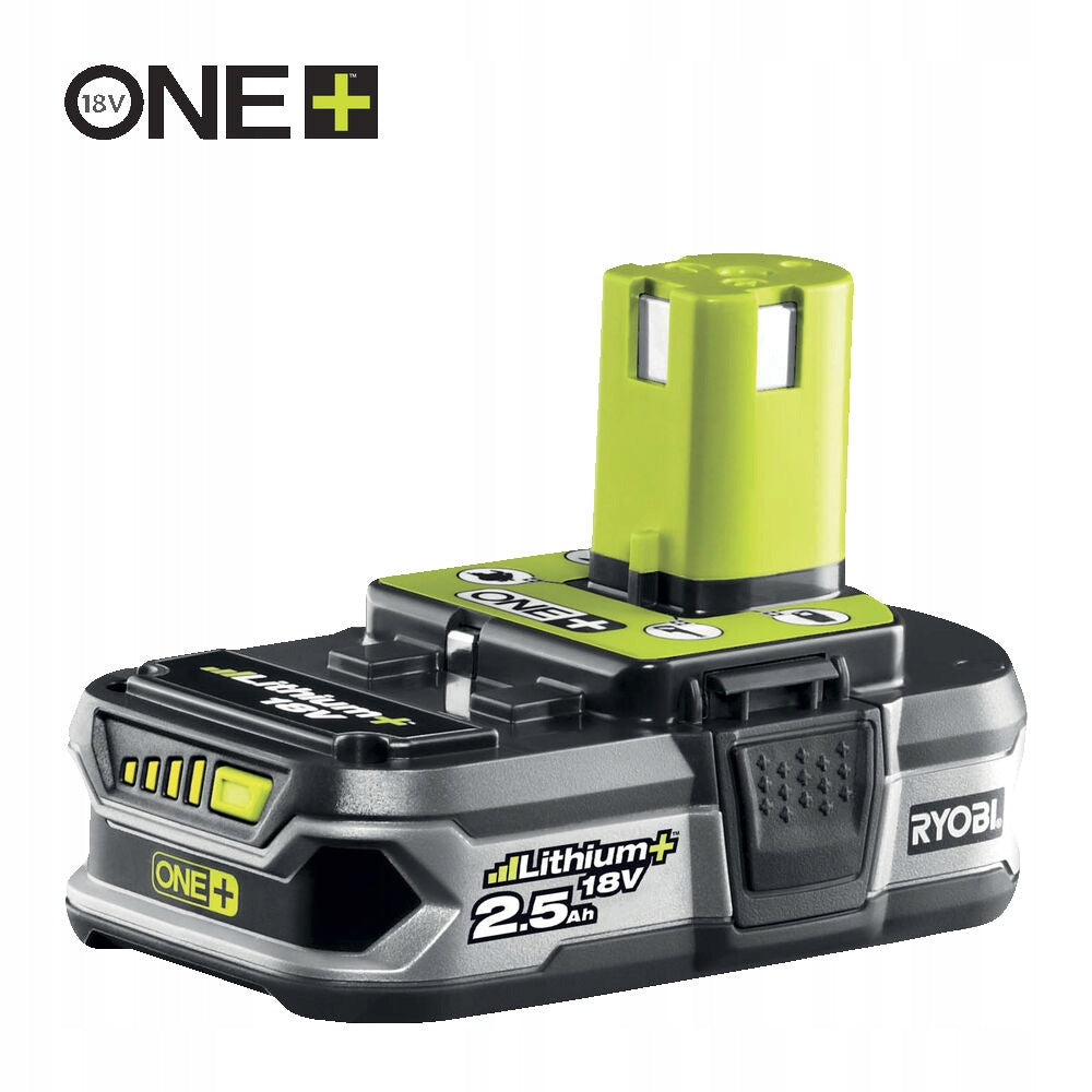 RYOBI BATTERY LI-Ion BATTERY LITHIUM+ 2.5Ah 18V ONE RB18L25 FOR CHARGER Manufacturer code 5133002237