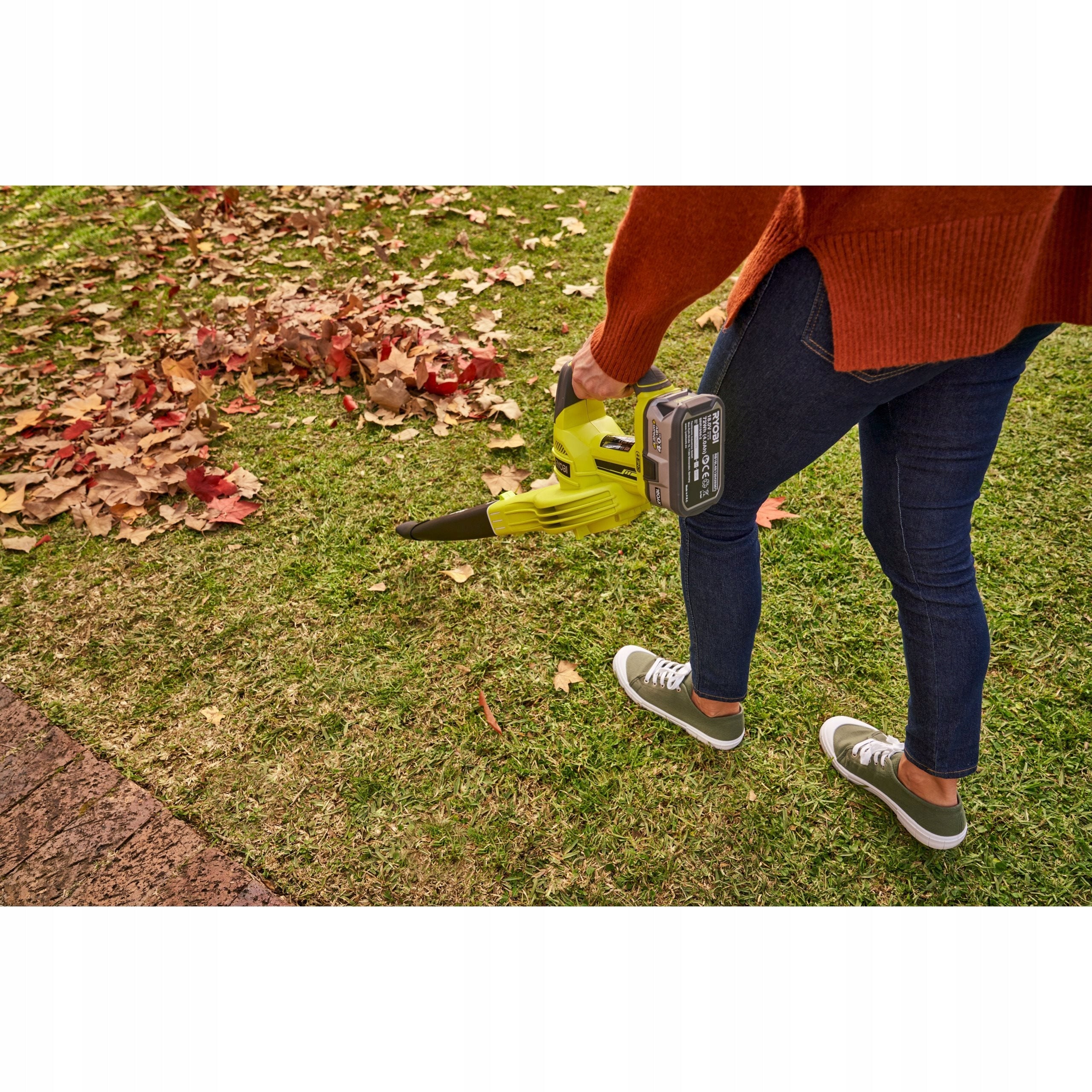 RYOBI CORDLESS LEAF BLOWER 245KM/H SOLO OBL1820S Output 2.5 m3/min