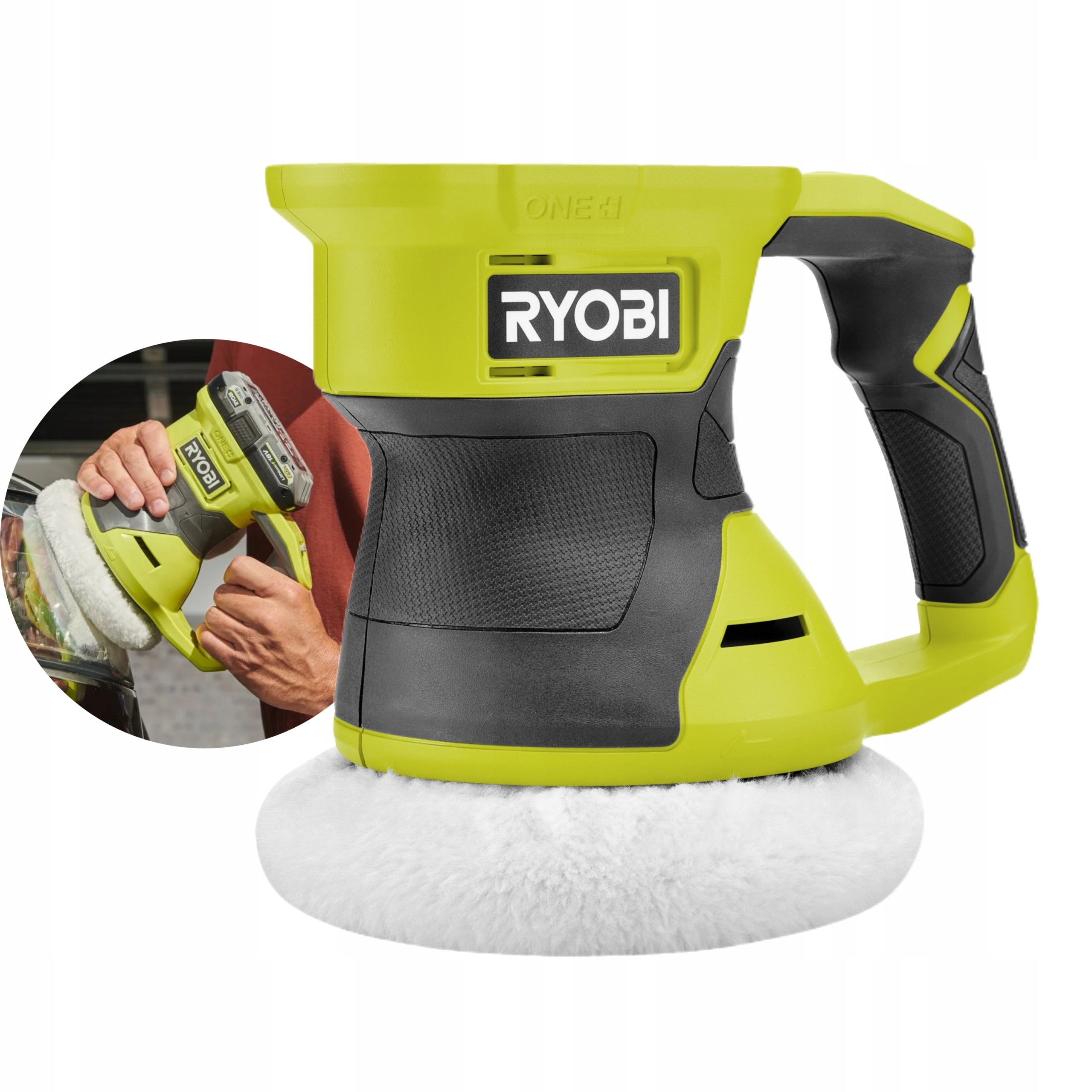RYOBI ECCENTRIC POLISHER 18V RBP18150-0 SOLO VERSION WITHOUT AKU AND CHARGER Brand Ryobi