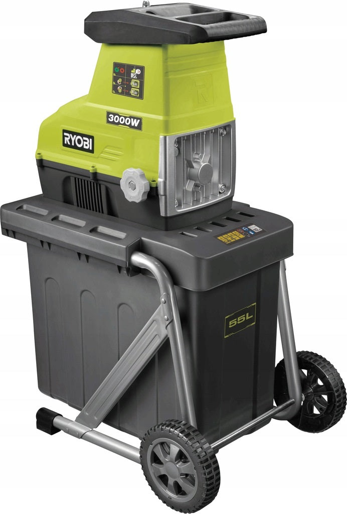 RYOBI ELECTRIC SILENT CHIPPER SHREDDER 3000W RSH3045U 55L Packaging status original