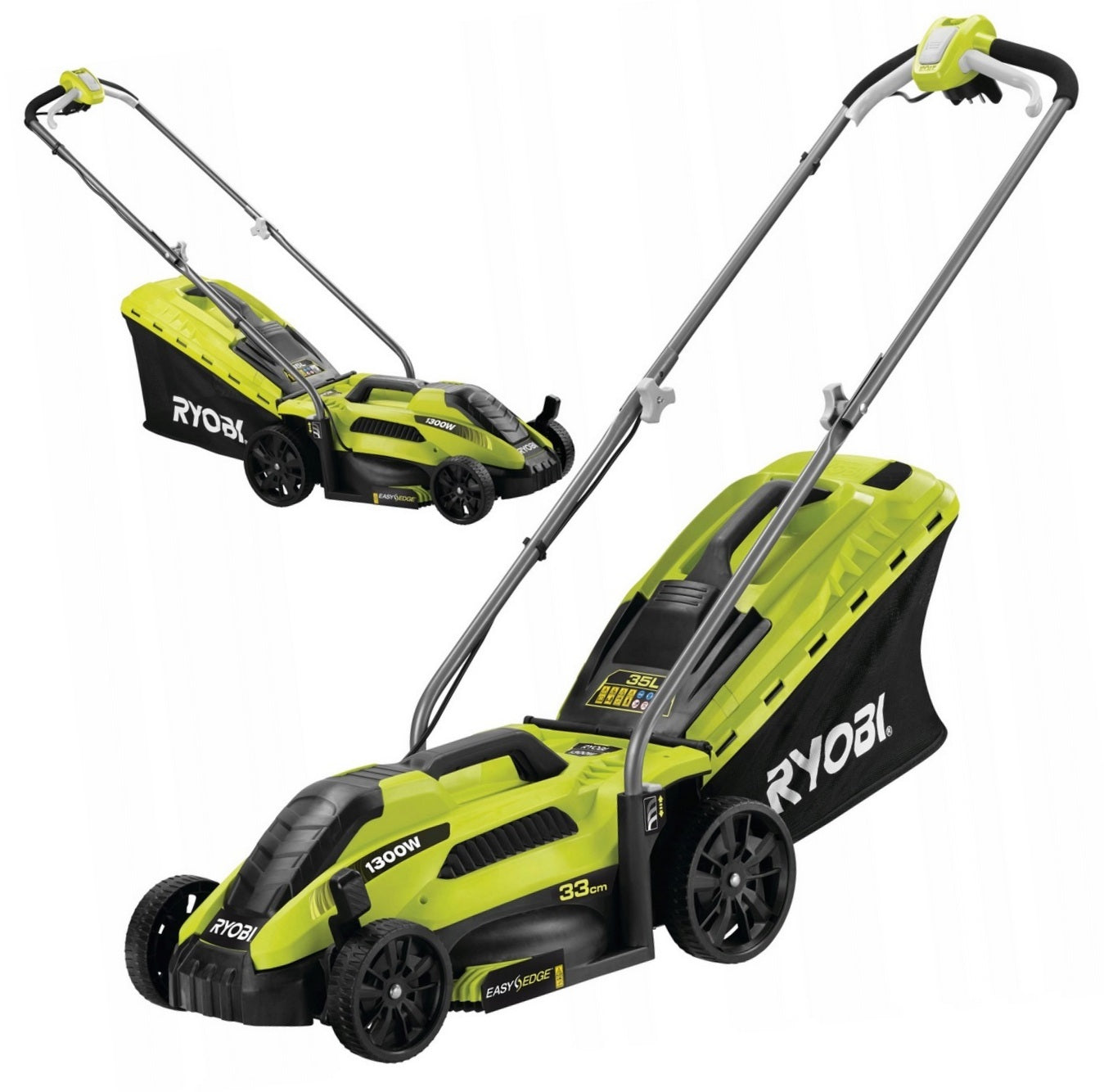 RYOBI Electric mower 1300 W – RLM13E33S Engine power 1300 W