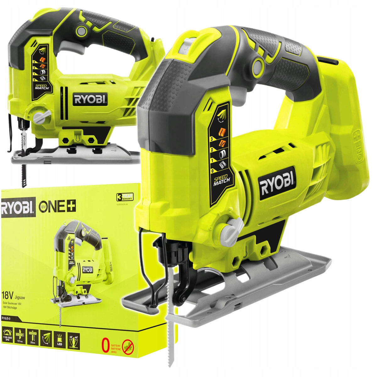 RYOBI JIGSAW CORDLESS SAW R18JS 18V CORDLESS ADJUSTMENT