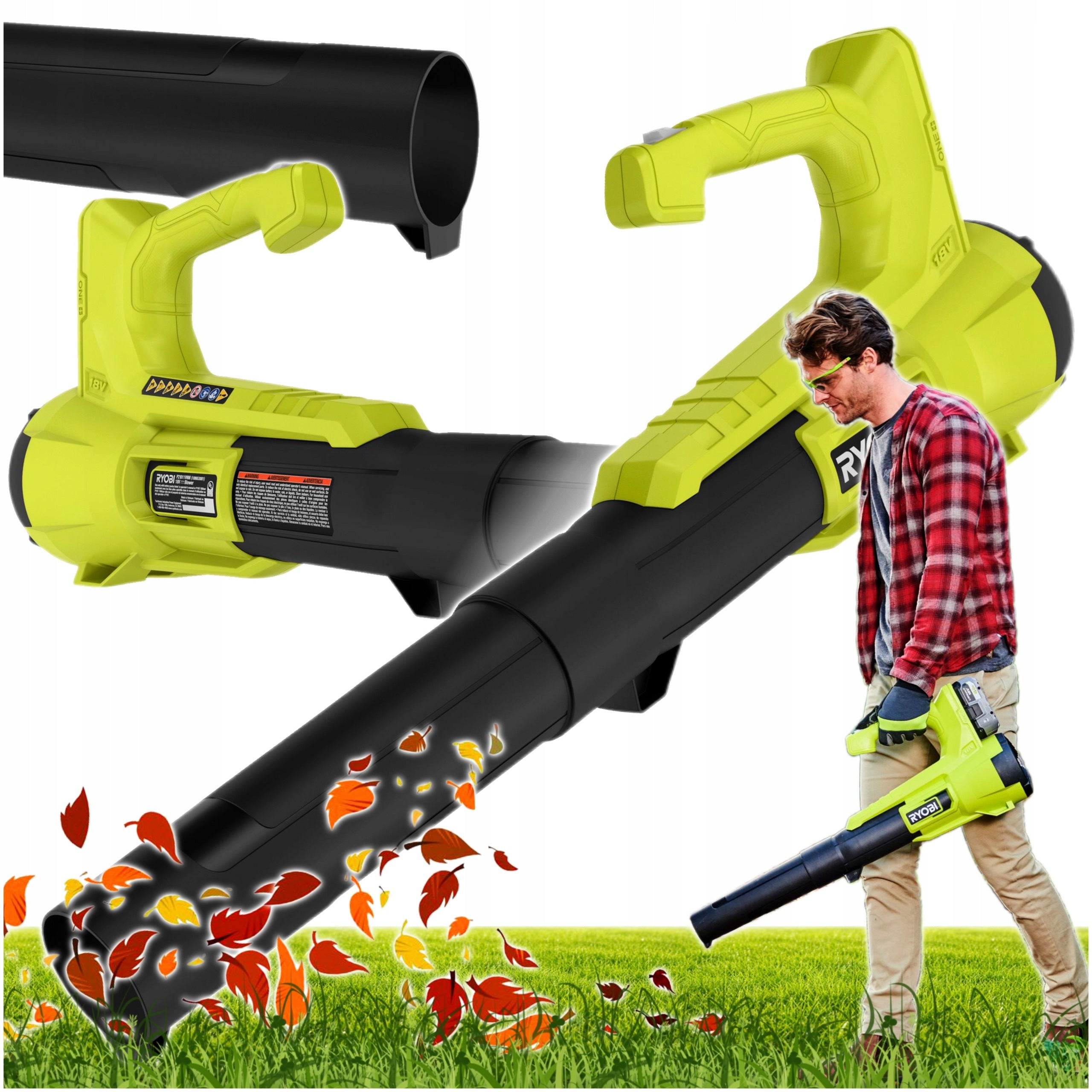 RYOBI LEAF BLOWER 18V ONE+ 145km/h JET RY18BLA-0