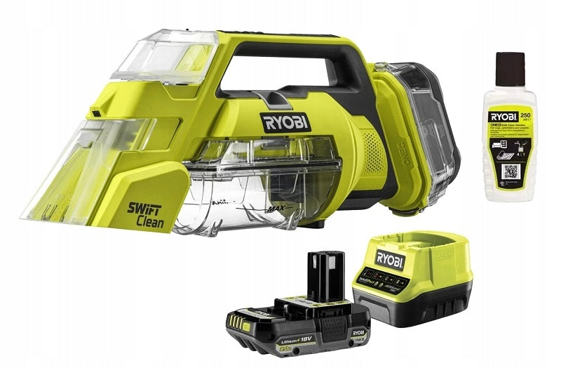 RYOBI RDC18-1C20G Swift Clean 18V WASHING VACUUM CLEANER WITH BATTERY