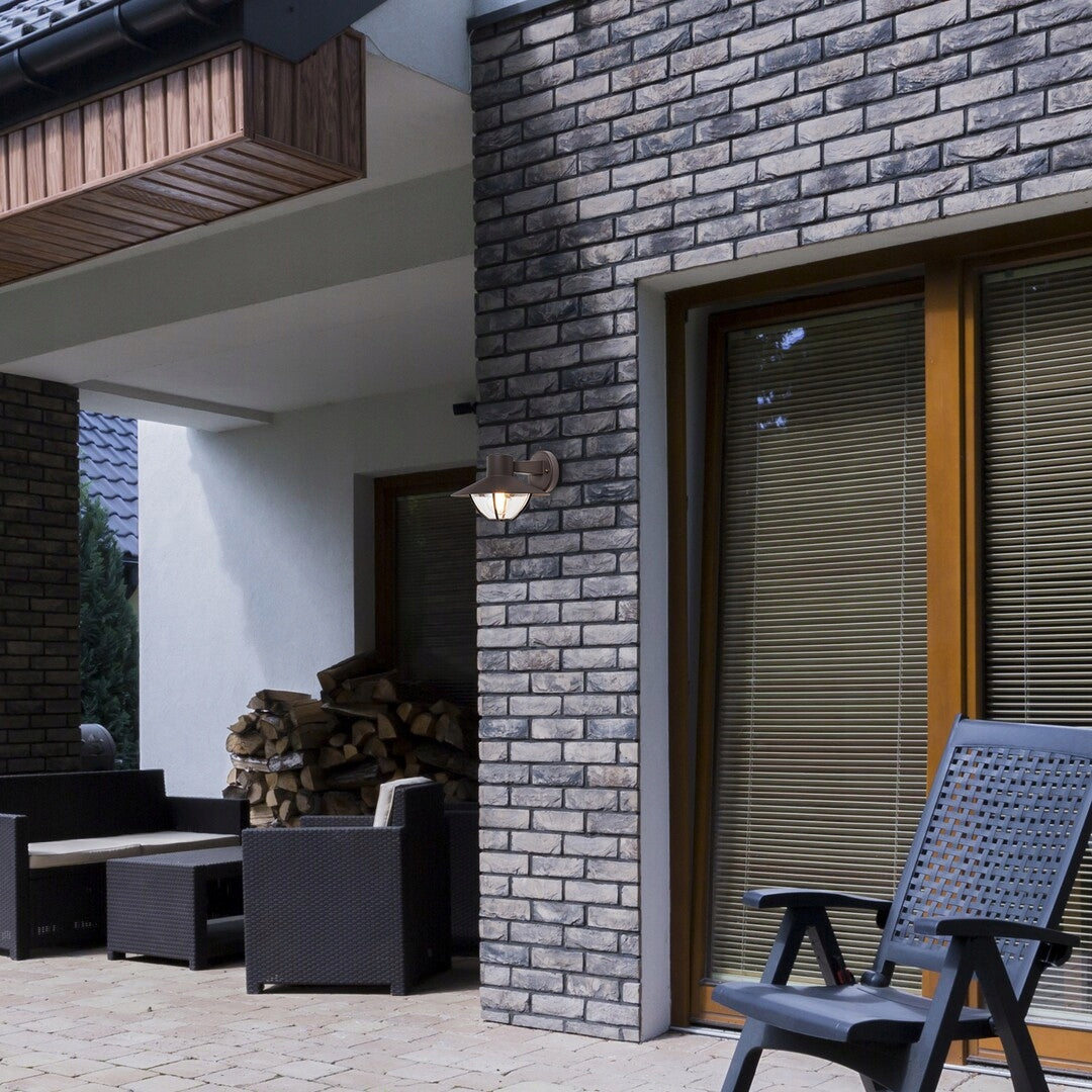 Rabalux Almada Outdoor Wall Lamp E27 Brown IP44 Boat - 10W Manufacturer code 7884