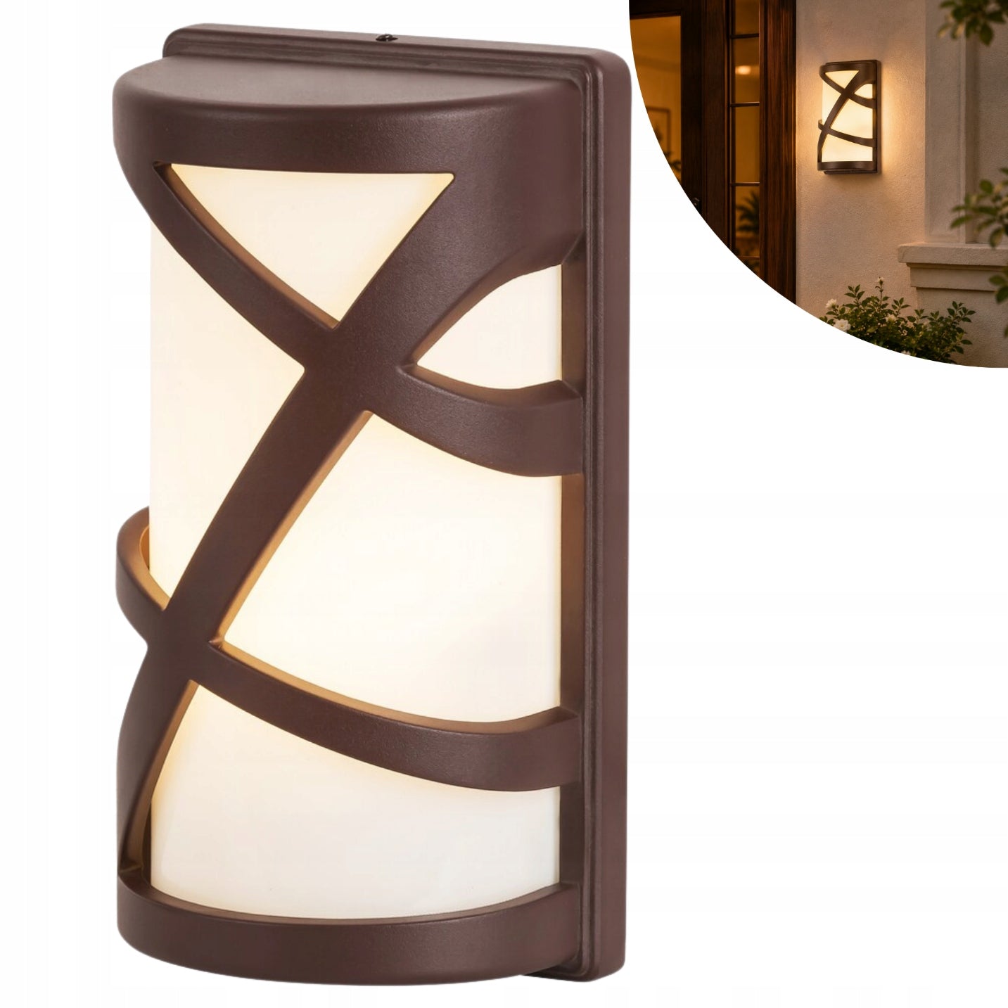 Rabalux Durango outdoor wall lamp IP54 E27 brown