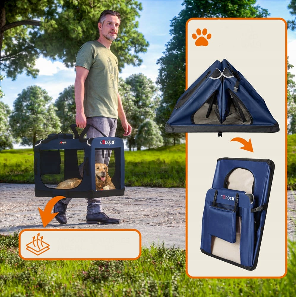 Rabbit Dog Cat Transporter Playpen Car Bag Folding Bowl S Brand Cadoca