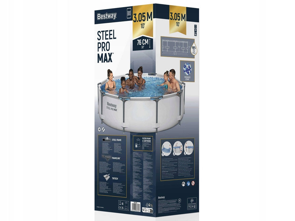 Rack pool 4678L 305x76cm 8in1 Bestway 56408 pump Brand Bestway