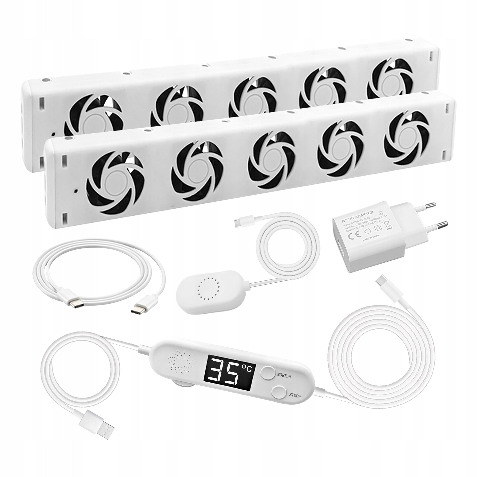 Radiator Fan - Under-Radiator Thermoelectric Fan Set, 2 Units DUO5