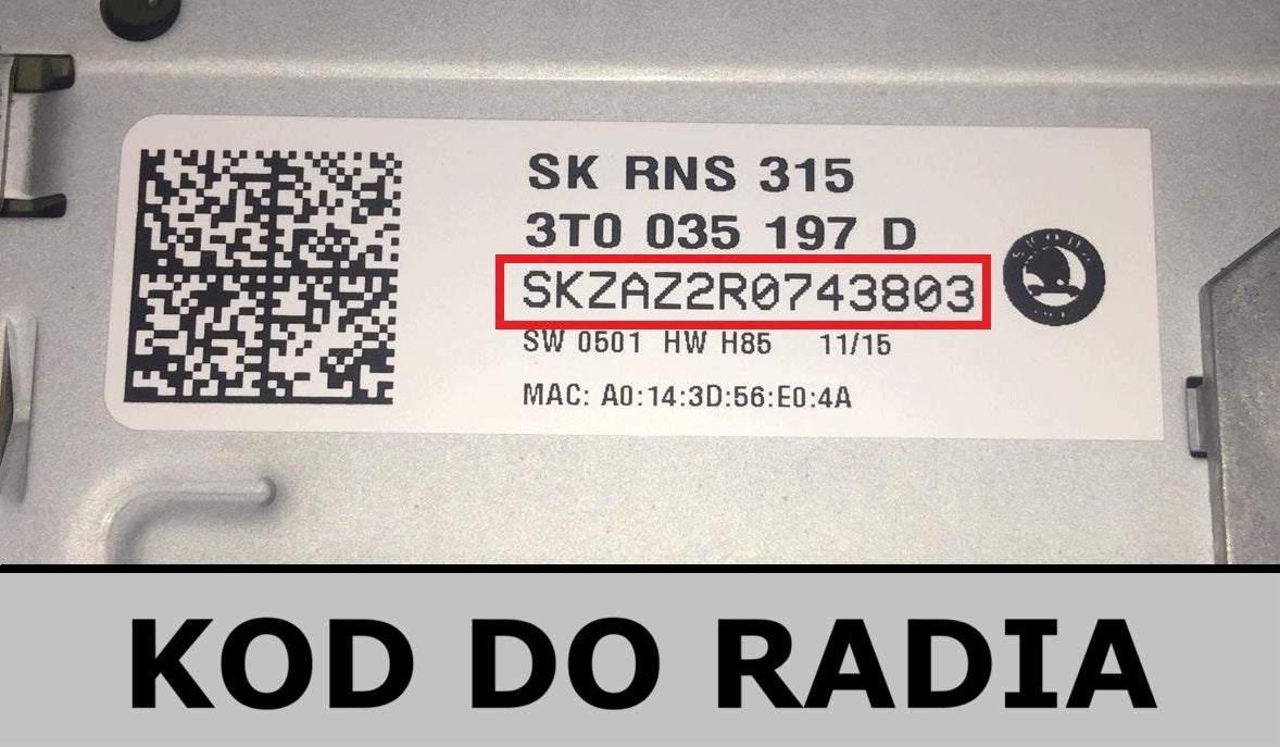 Radio Amundsen RNS 315 Columbus Stream Symphony Swing Bolero (SKODA)