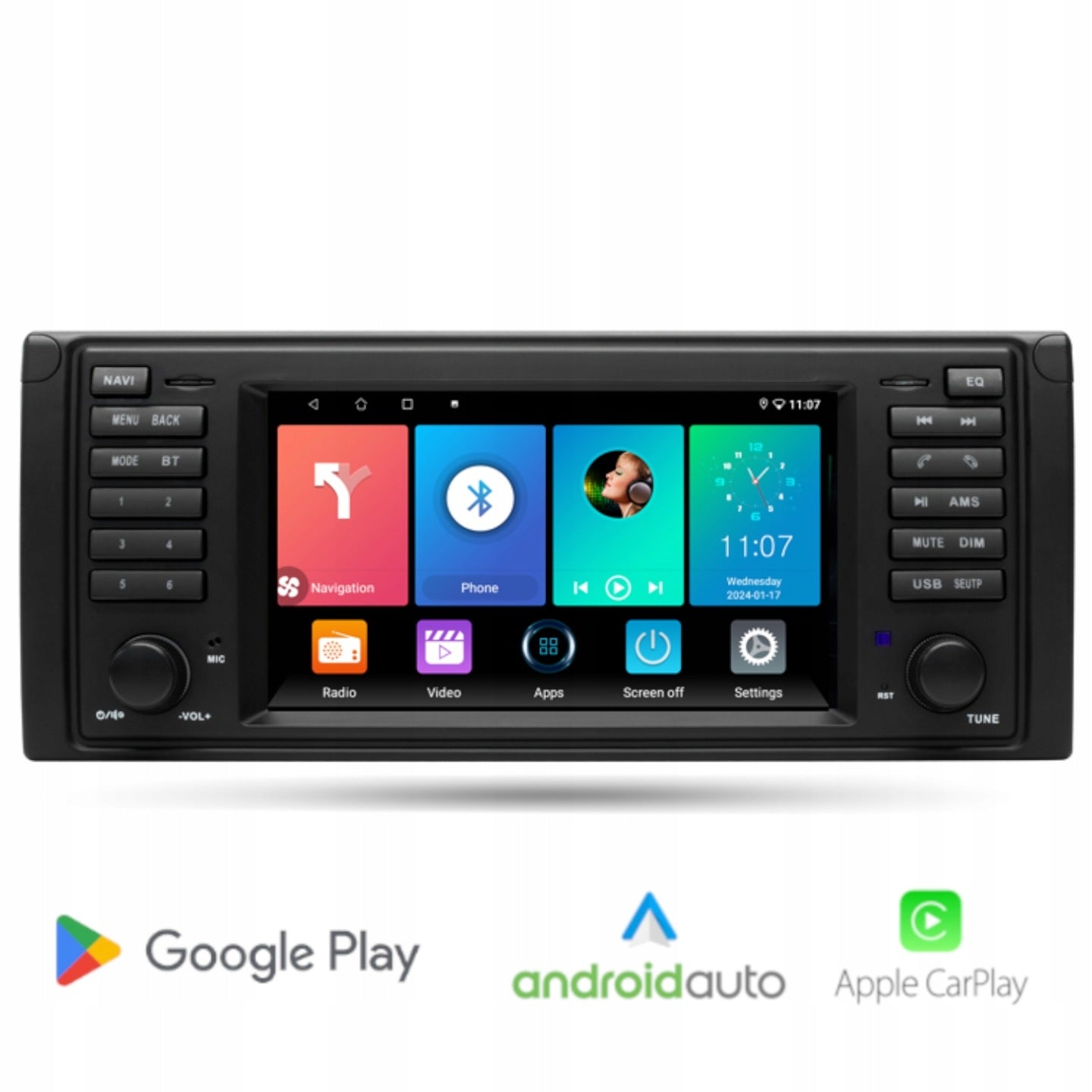 Radio Android BMW E39 / E38 / Android Auto Carplay Wi-Fi