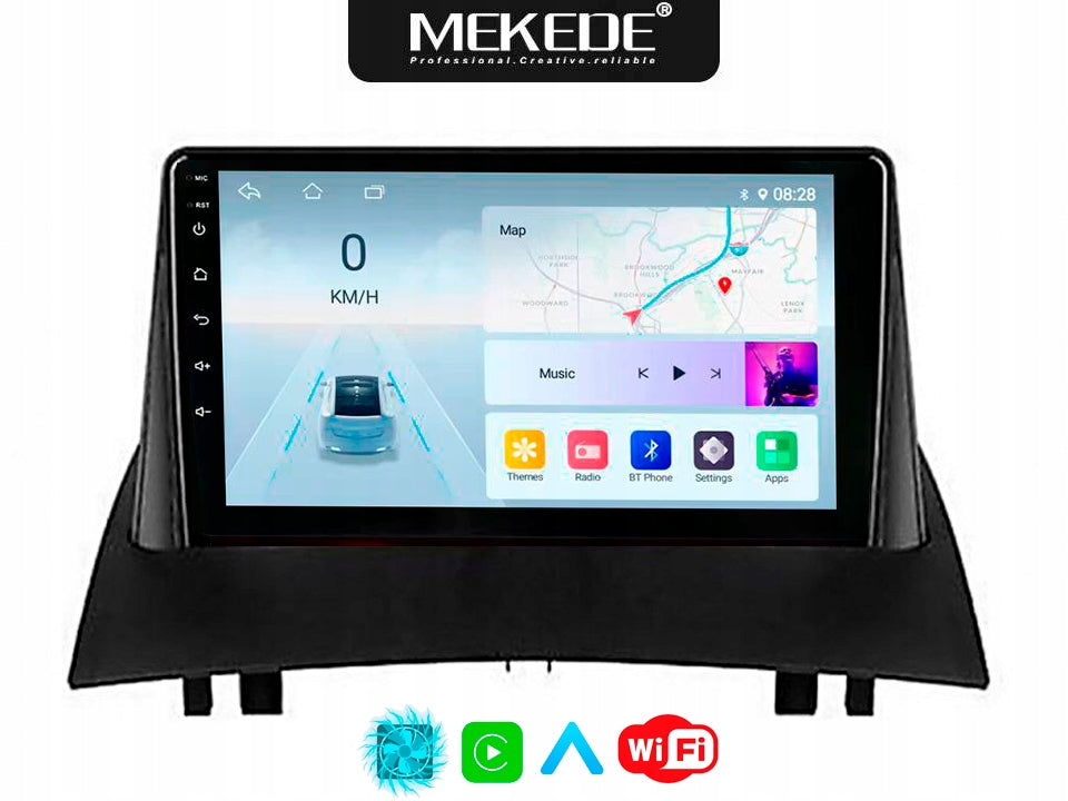 Radio Android Mekede Megane 2 2003-2009 2/32GB | CarPlay, BT, GPS