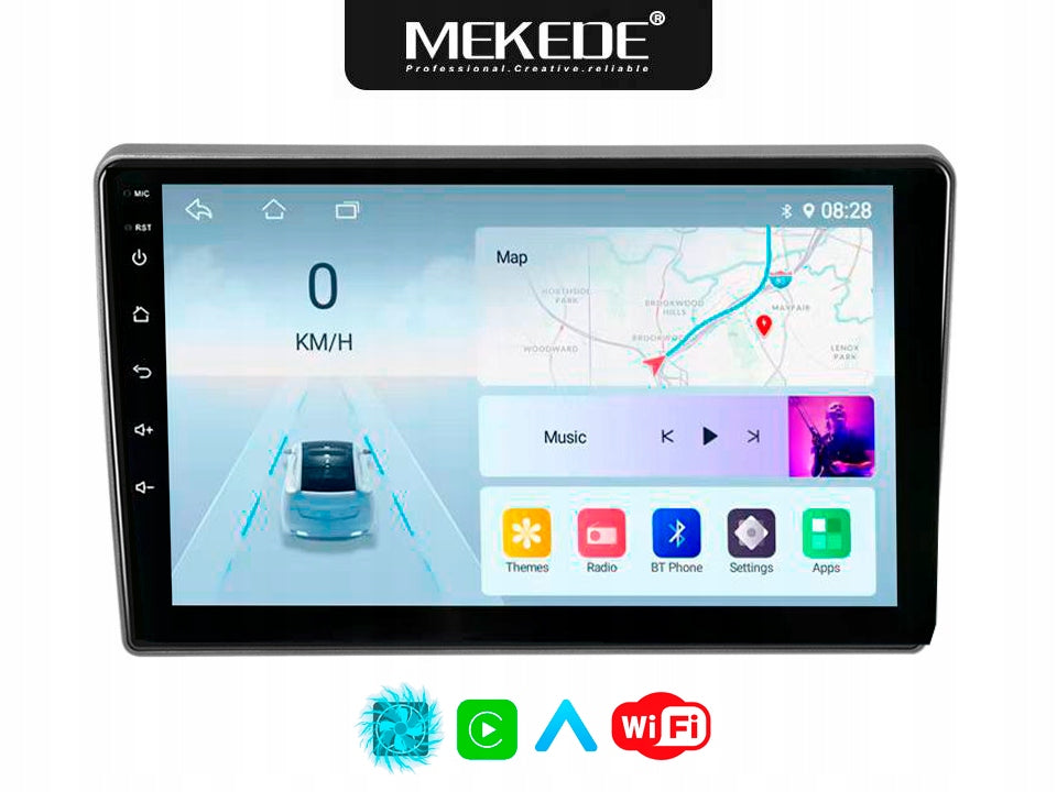 Radio Android Mekede Peugeot 407 2004-2008 2/32GB | CarPlay, BT, GPS