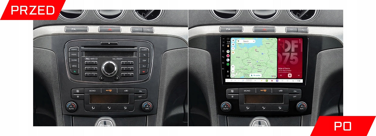 Radio Navigation NCS D9 Ford S-Max 2006-2015 Android 4GB LTE 9″ Black Packaging status original
