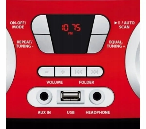 Radio player Boombox Manta MM9210BT CHILLI Bluetooth USB AUX MP3 Packaging status original
