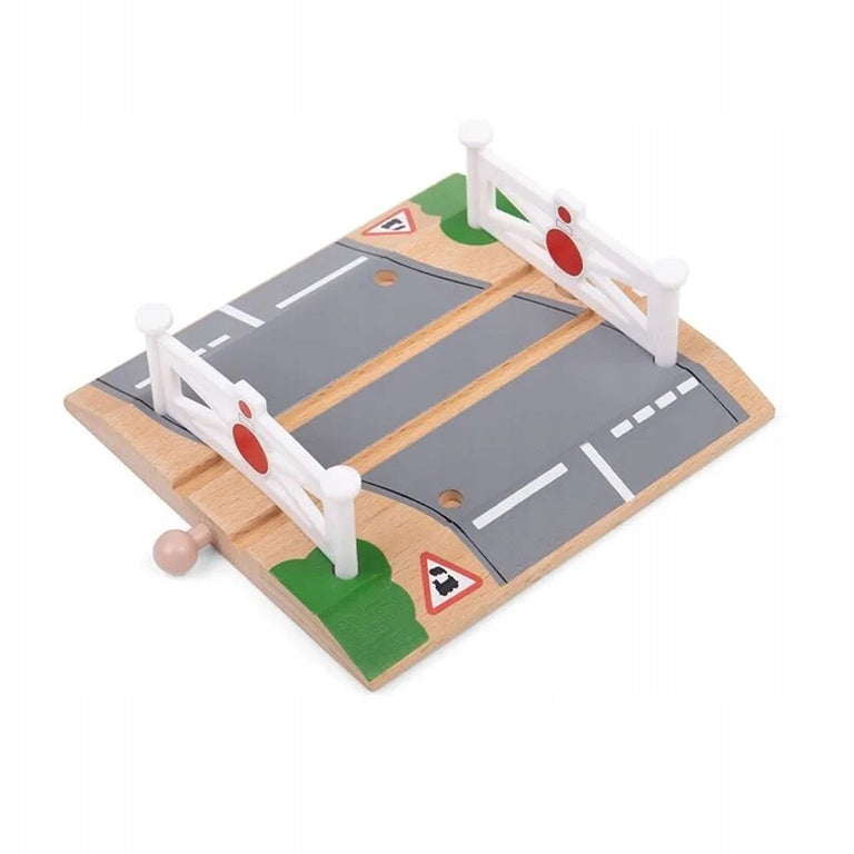Railway crossing with Bigjigs 3+ barrier