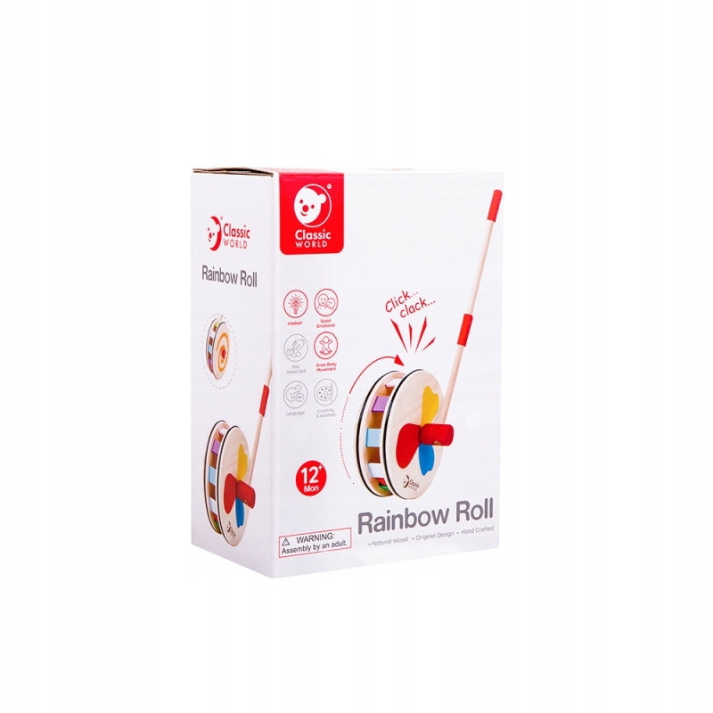 Rainbow Pusher Classic World Wooden Motorized
