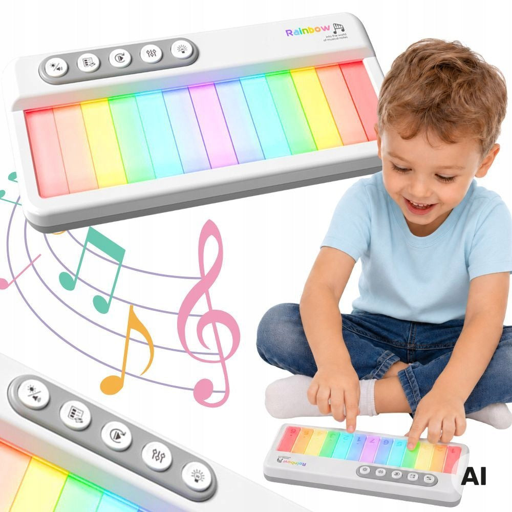 Rainbow Touch Piano with Backlight and Learning Mode 3 WOOPIE