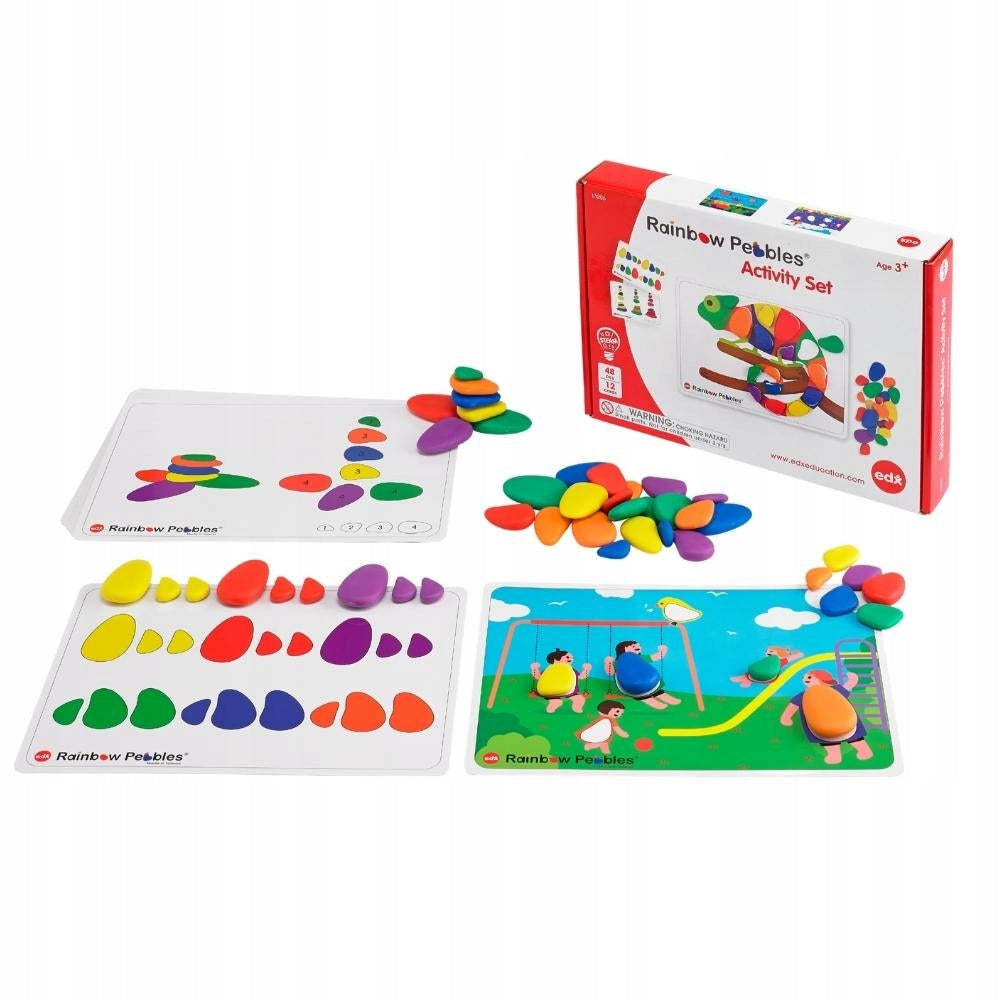 Rainbow pebbles - a set of activities learning and motor skills development for children