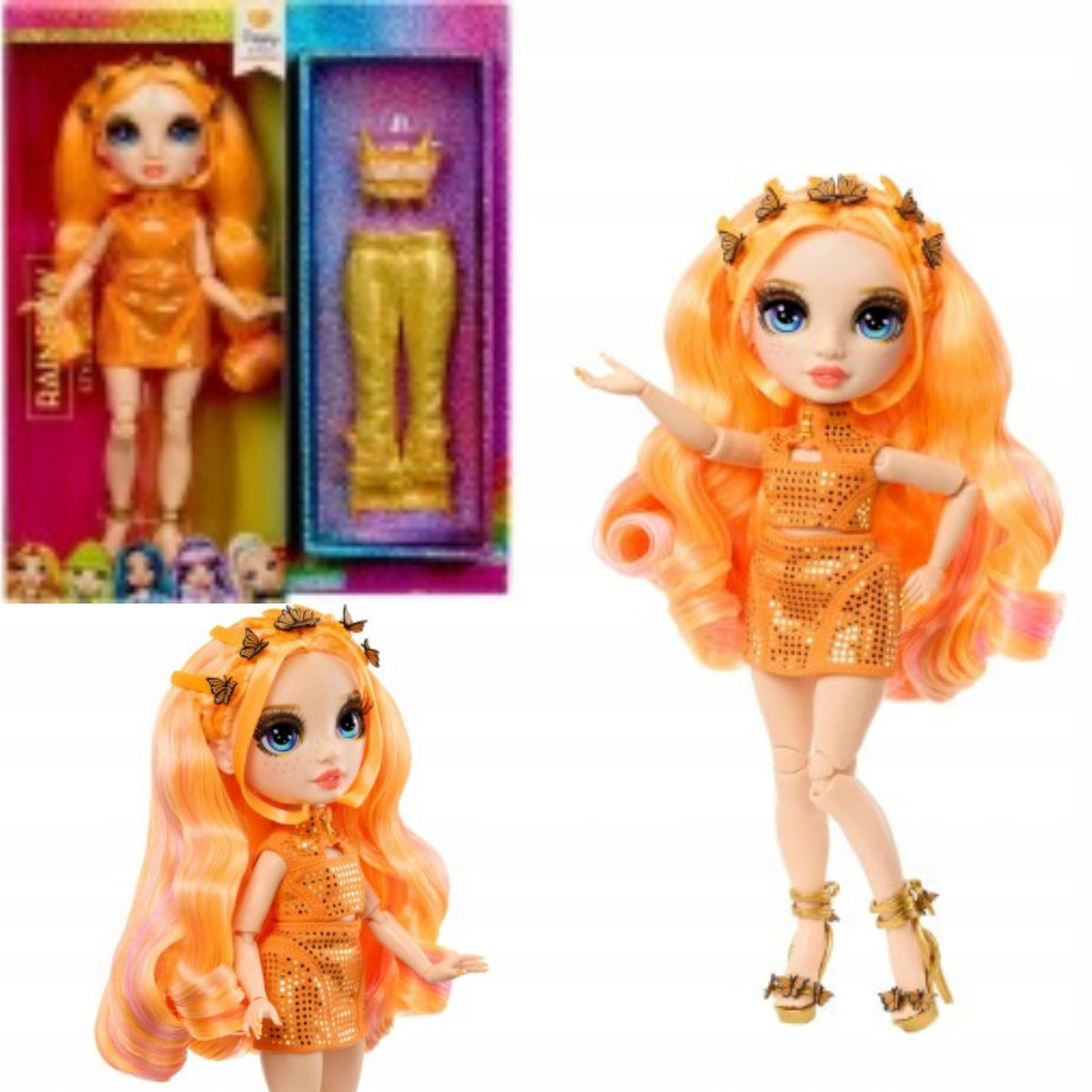 RainbowHigh Style Poppy Doll Fashion Rowan Doll Plus Clothes Set 431626