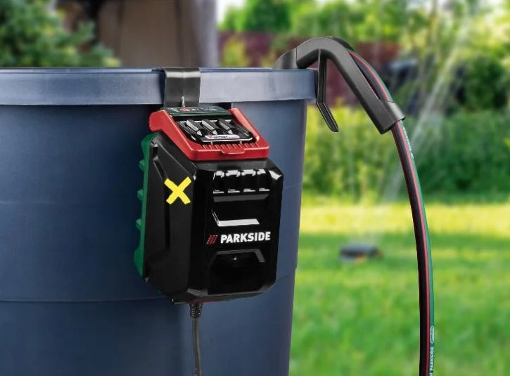 Rainwater pump Parkside 0 W 2000 l/h Product weight with unit packaging 2.5 kg