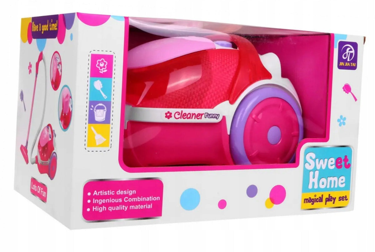 Ramiz Pink Vacuum Cleaner for Kids 3+ Light Sound Effects Brand Ramiz
