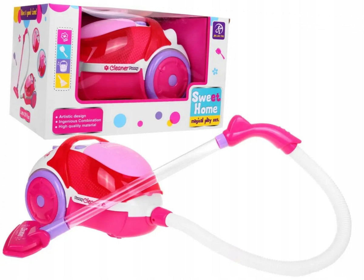 Ramiz Pink Vacuum Cleaner for Kids 3+ Light Sound Effects