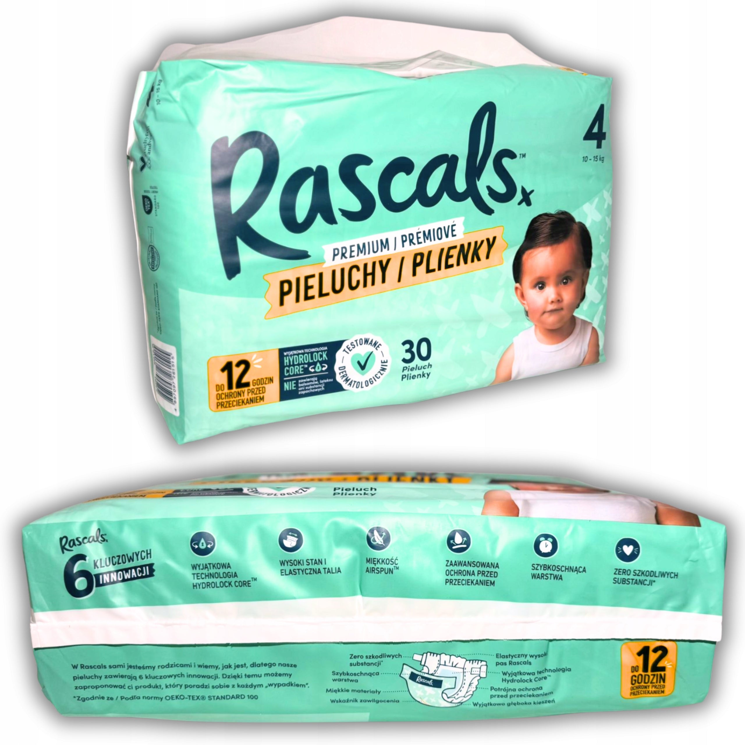 Rascals Premium Diapers | Size 4 | 30pcs | 10-15KG | + E-book FREEBIE Manufacturer code 4897097 261515