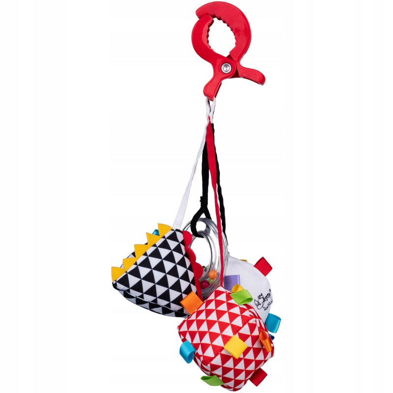 Rattle Balibazoo 80277 Sensory Cubes Pendant Colorful For Children