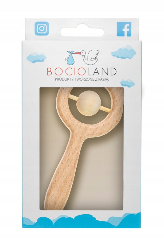 Rattle Bocioland BOC0525 wooden Manufacturer code BOC0525