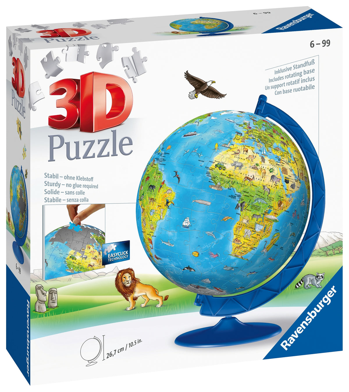 Ravensburger 3D Puzzle Globe 180 pieces Manufacturer code 12338