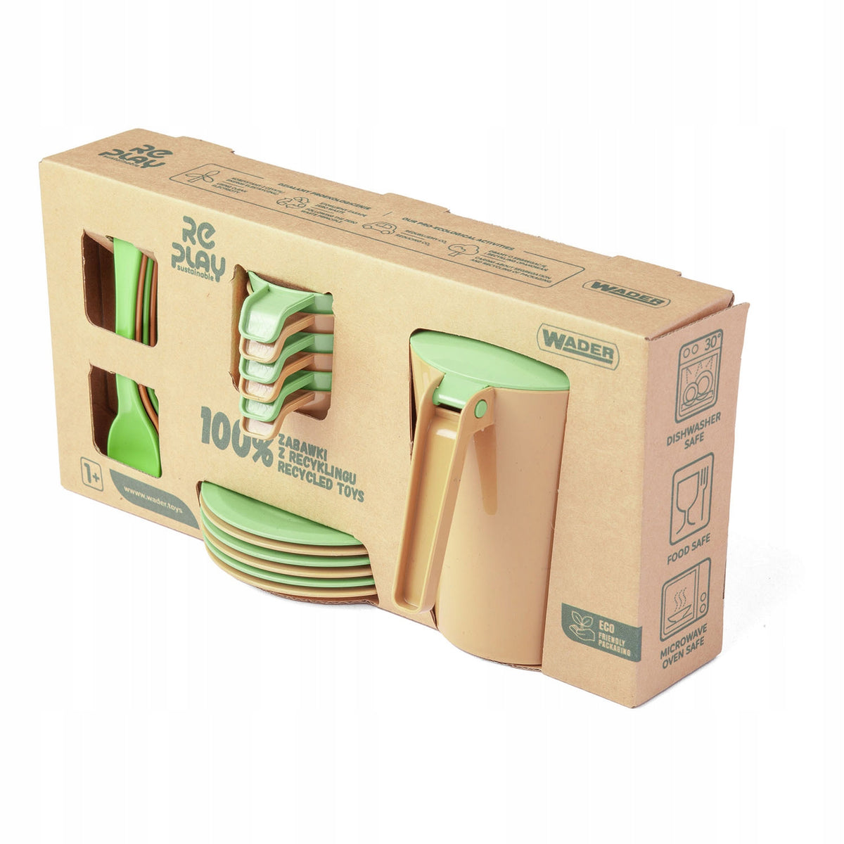 RePlay Sustainable ECO-FRIENDLY COFFEE DISH SET 19el. WADER 43140 Packaging status original
